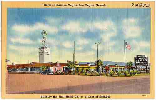 Las Vegas, Hotel El Rancho Vegas